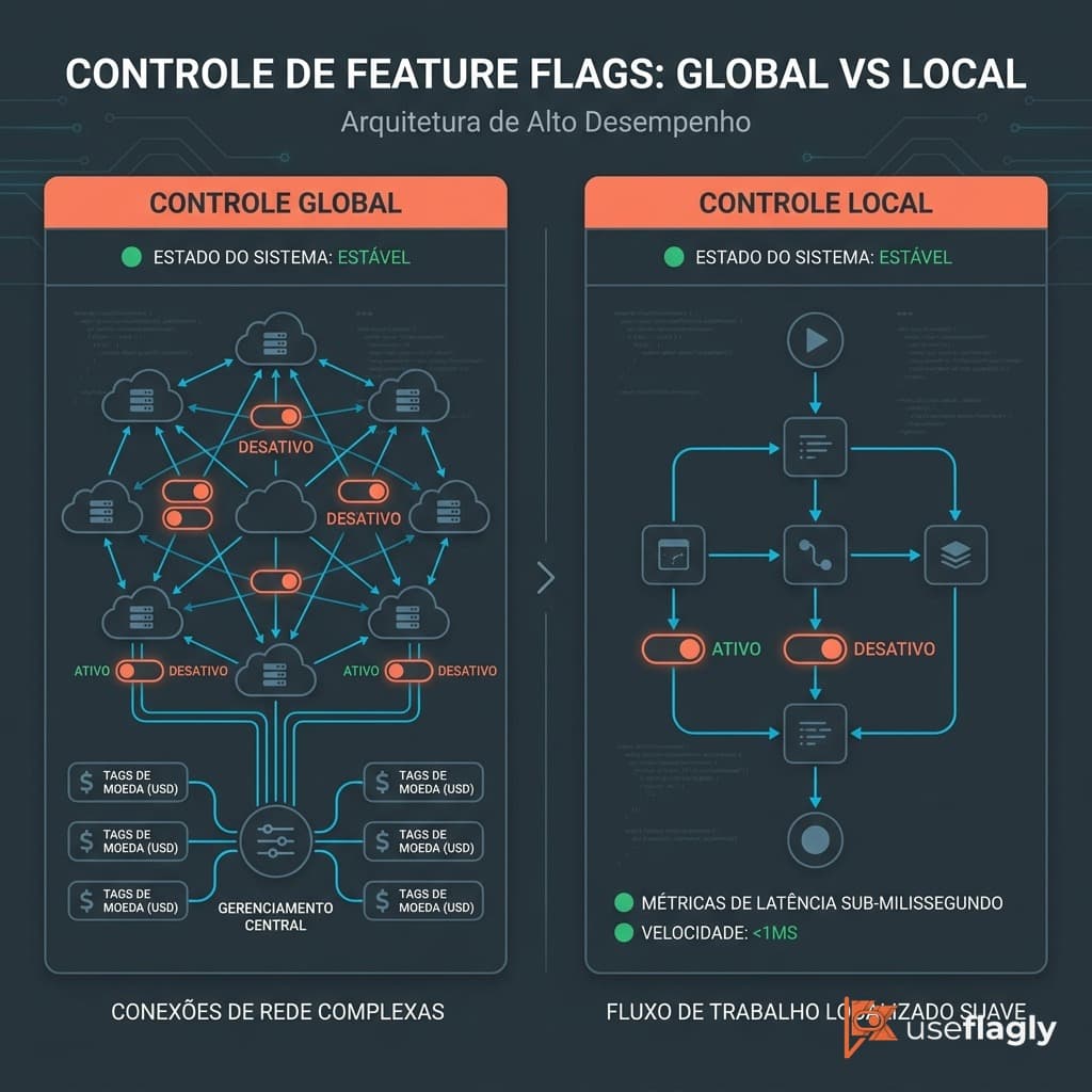 Useflagly vs launchdarkly vs unleash: a alternativa brasileira de feature flags em reais (brl) em 2026