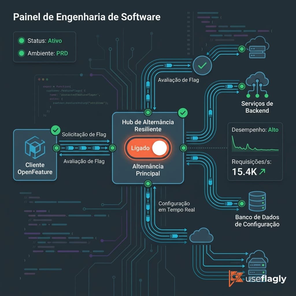 Implementando openfeature em go com resiliência local: guia hands-on com useflagly (2026)